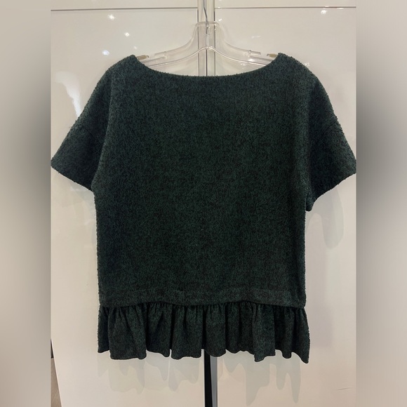 Tibi green peplum top - Picture 4 of 7